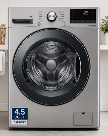 Front Load Washing Machine - 4.5 cu ft Capacity
